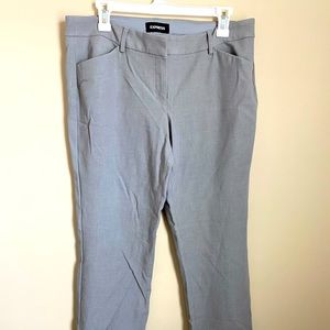 Express Light Gray Pants (Size 12)